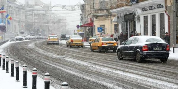 Prima ninsoare în Craiova