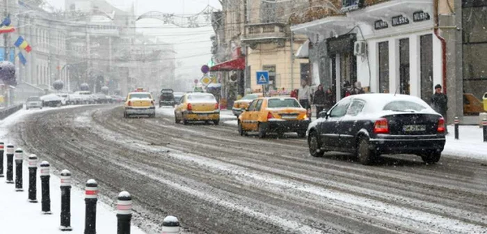 Prima ninsoare în Craiova