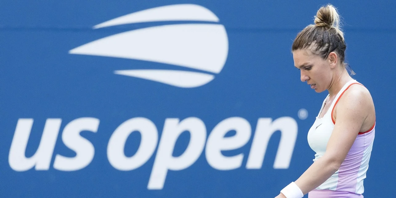 Simona Halep a jucat ultima dată în acest an la US Open, unde a pierdut în primul tur. Foto EPA 