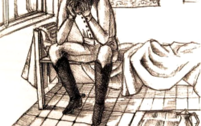Ilustraţie din cel de-al doilea volum al romanului „Bâlciul deşertăciunilor“
