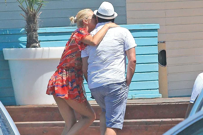 Romică Ţociu, cu amanta la mare