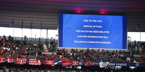 mesaj uefa finala LC 2022 28 mai stade de france foto epa efe