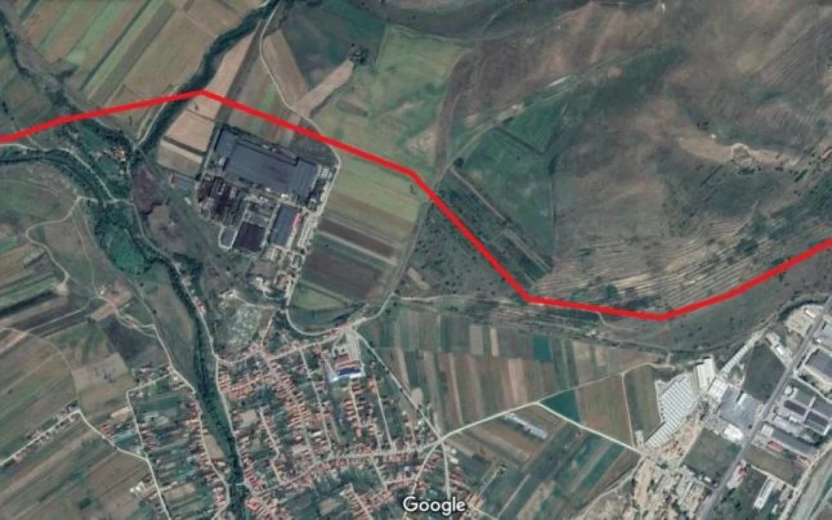 O parte din traseul şoeselei care va ocoli municipiul Alba Iulia