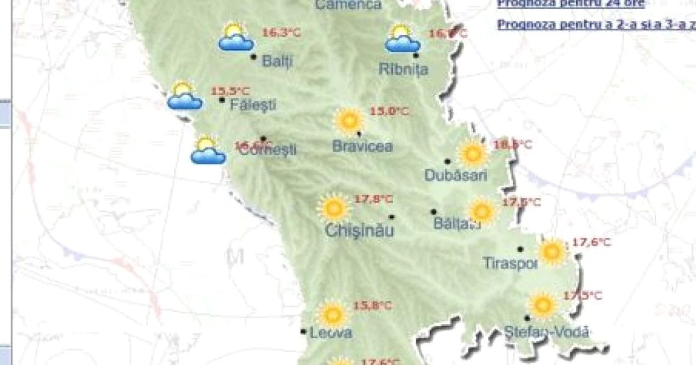 Noaptea temperaturile au fost mai scăzute