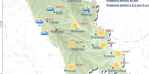 Noaptea temperaturile au fost mai scăzute