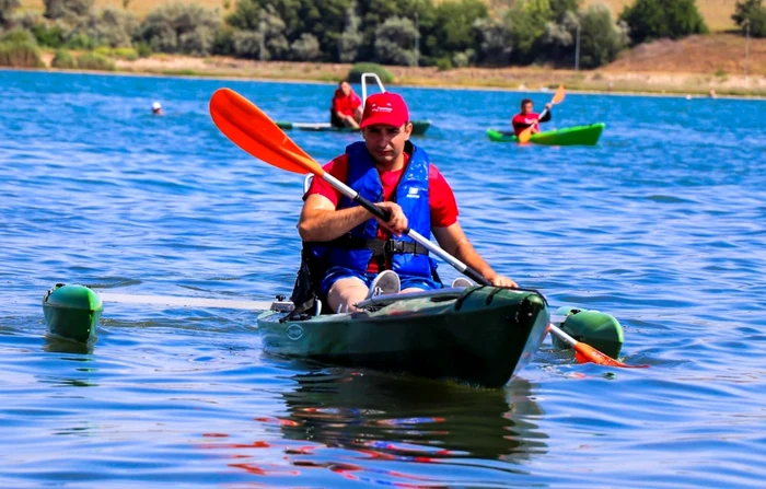 Costi Mugea, un sportiv de top al României, deşi are picioarele amputate FOTO Facebook/RowAdventure