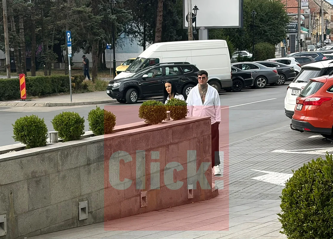 George Jaguarul cu iubita, în Sibiu 