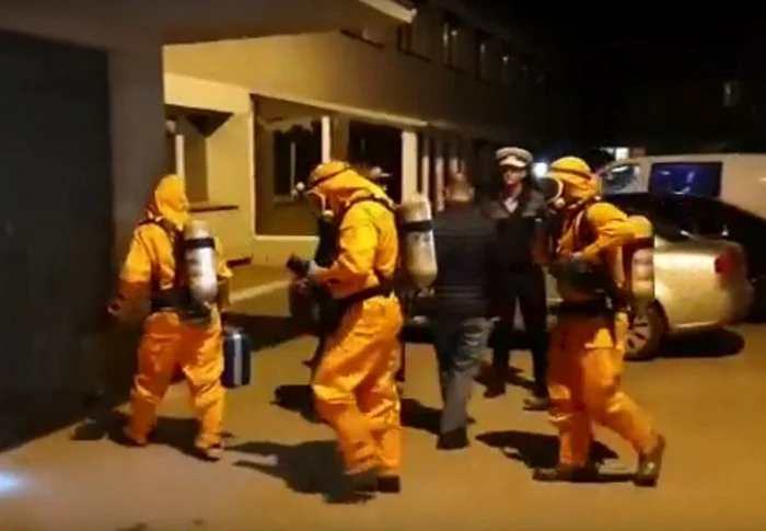 Specialiştii CBRN au descoperit scurgeri masive de gaze FOTO pressalert.ro (arhivă)