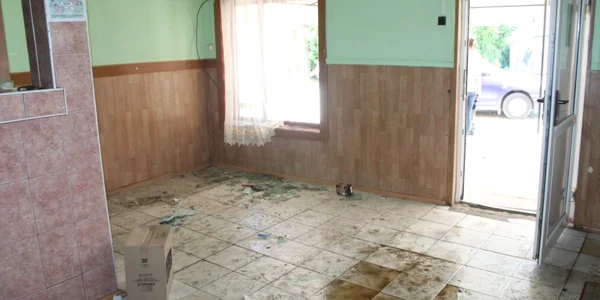 evacuare cu toporul la Bistrita 1