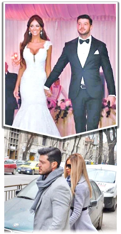 Veseli la nuntă, trişti la divorţ.  Bianca şi Victor s-au căsătorit civil  pe 6.09.2013, iar pe 10 martie  au ajuns la notar