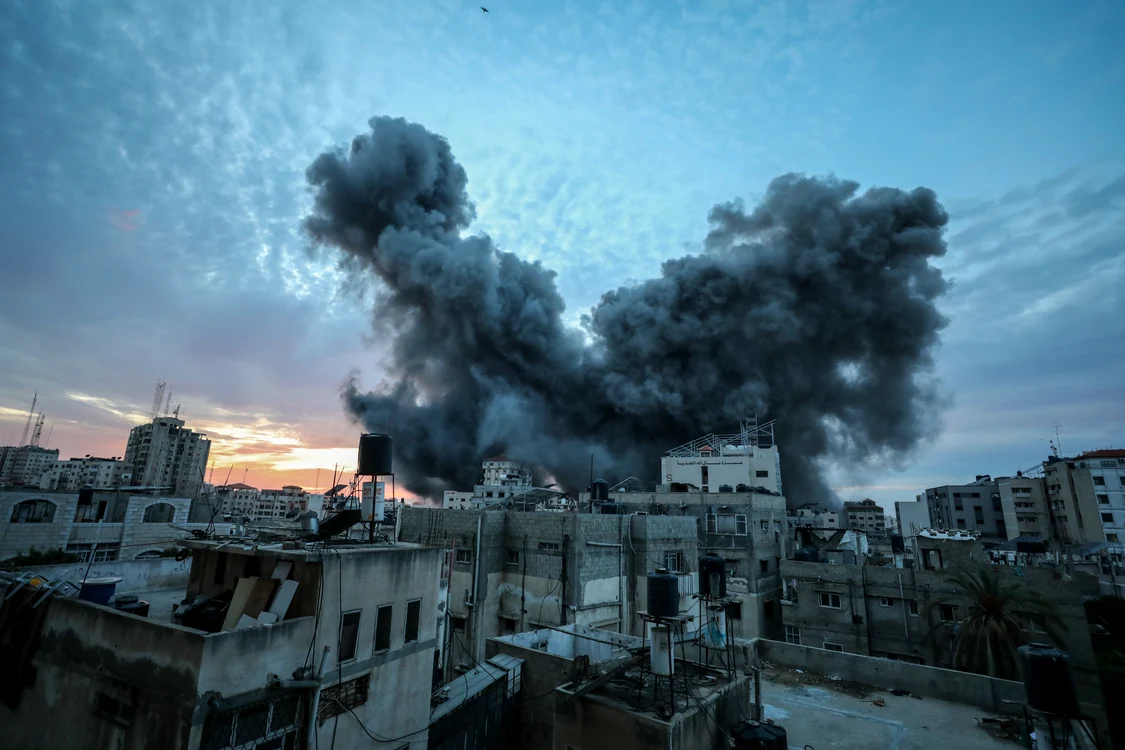 Bombardament israelian în Fâșia Gaza FOTO Profimedia