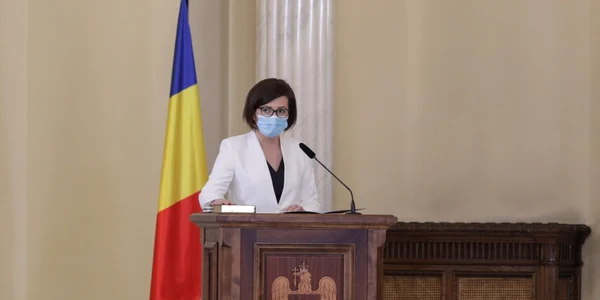 Ioana Mihăilă - depunere jurământ - ministrul Sănătăţii - 21 apr 2021 / FOTO Inquam Photos / Octav Ganea
