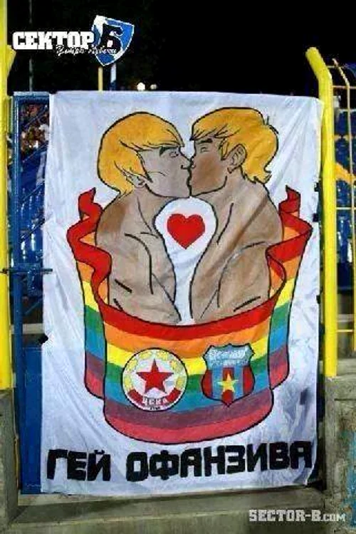 Banner-ul ultraşilor lui Ludogoreţ