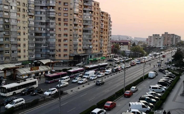 Traficul auto este principala cauză a poluării în Cluj-Napoca. FOTO: Info Trafic Jud Cluj