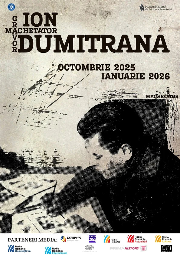 „Ion Dumitrana. Machetator și gravor” – o nouă expoziție la MNIR