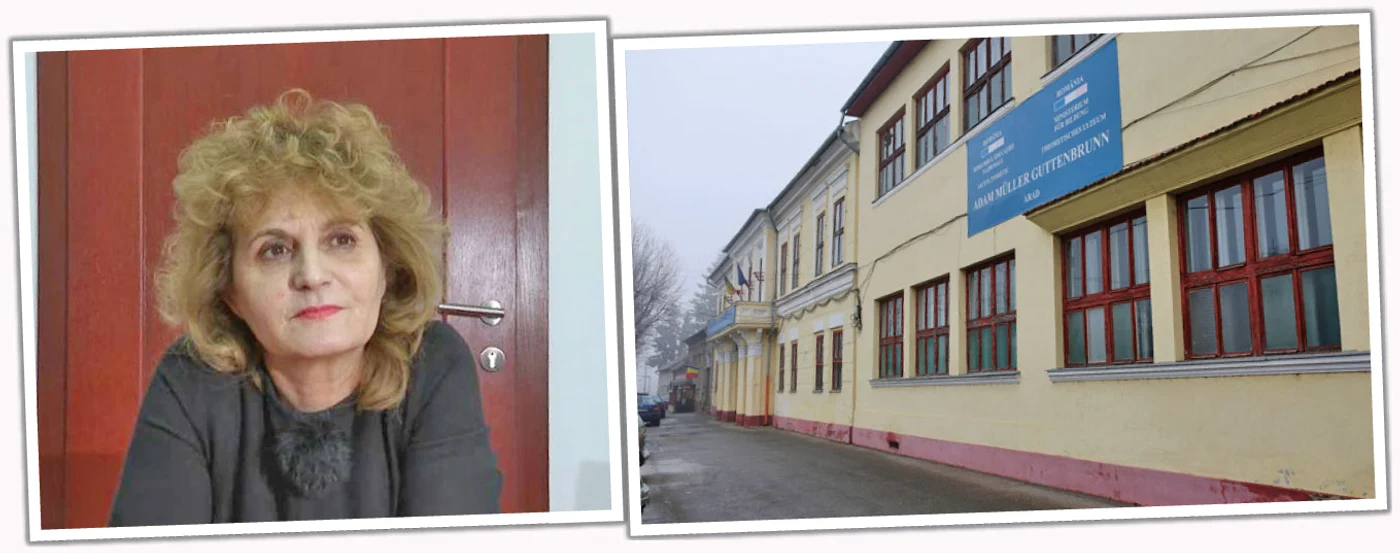 Mioara Comana  s-a plâns de iritații  la nivelul ochilor  și în gât după vizita la Liceul German 