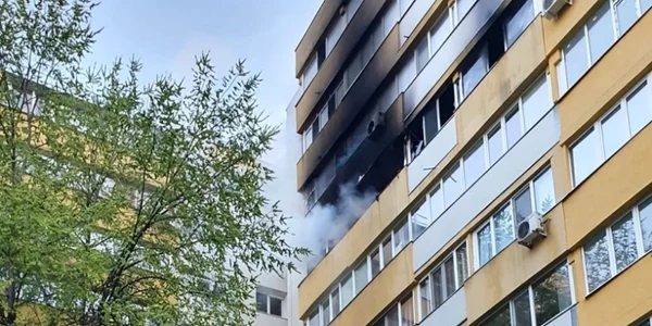 incendiu intr-un bloc din Bucuresti - zona Doamna Ghica