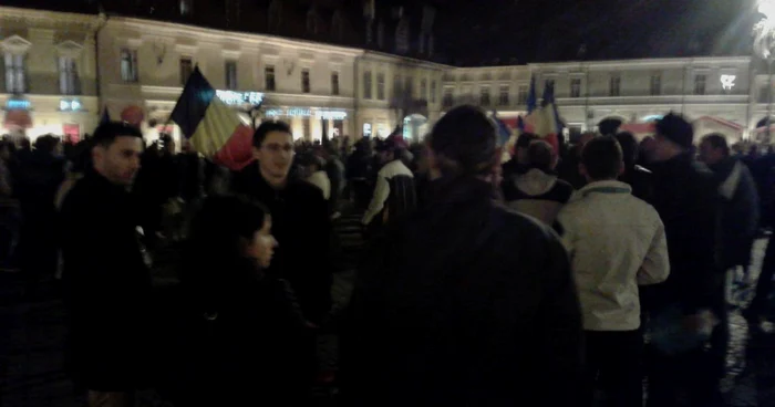 protest piata mare sibiu