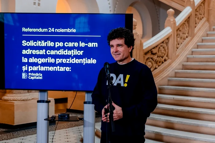 Nicuşor Dan crede că prezenţa la vot va asigura şi validarea referendumului. Foto Facebook