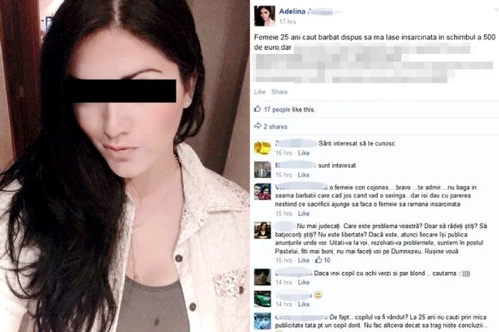 
    Adelina Albu se declară o femeie independentă, care nu are nevoie de un bărbat în viața ei să devină mamăfoto: Facebook  