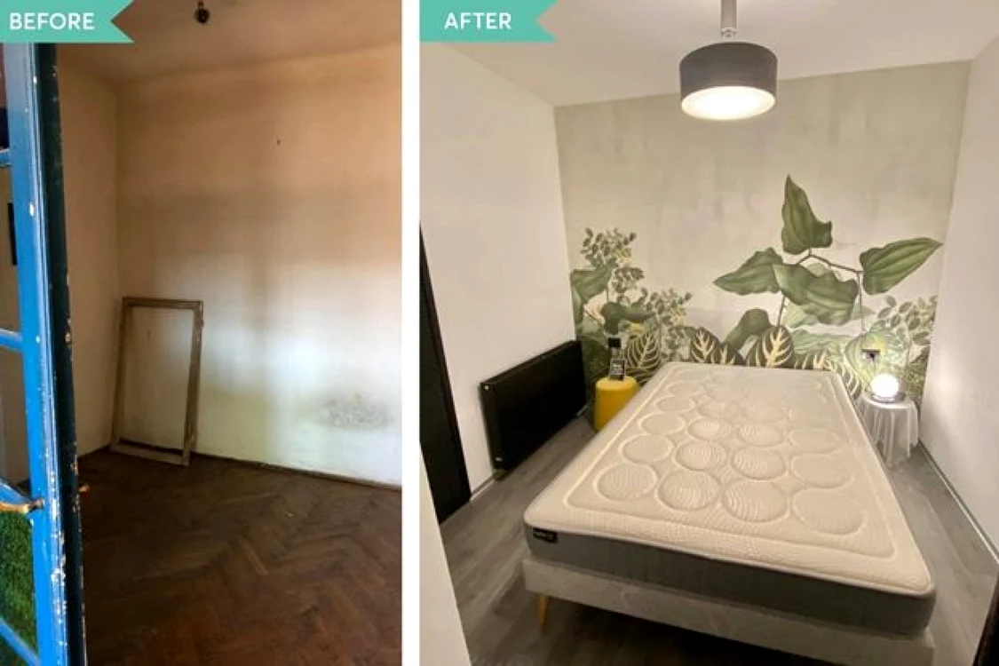 before after dormitor delia bimpiris