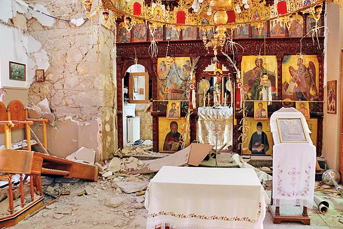 Mai multe biserici au fost avariateFotografii: EPA-EFE