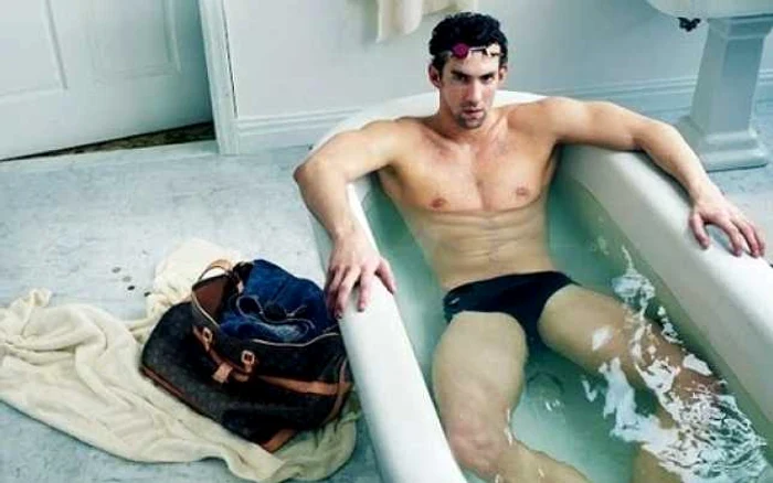 Michael Phelps şi Larissa Latînina  în reclama Louis Vuitton