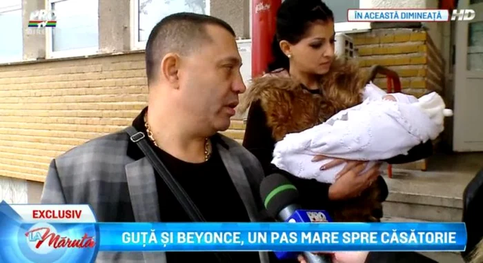 Guţă a mers cu Mădălina şi fetiţa la doctor