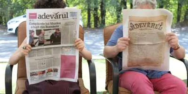 Se ştie  mai mare e mai bine Adevărul revine la formatul mare de luni la chioşcuri FOTO Eduard Enea