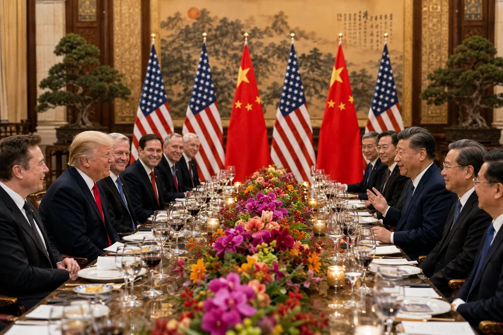Donald Trump a dezvăluit lista „oamenilor străluciți” care îl însoțesc în China. „Să ajute Republica Populară să ajungă la un nivel și mai înalt!”