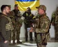 Razboi Rusia Ucraina presedinte Volodimir Zelenski vizita Harkov soldati medalii FOTO Administratia Prezidentiala Ucraina