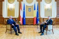 Președintele Klaus Iohannis s a întâlnit cu cancelarul Austriei, Karl Nehammer Foto: Administrația Prezidențială