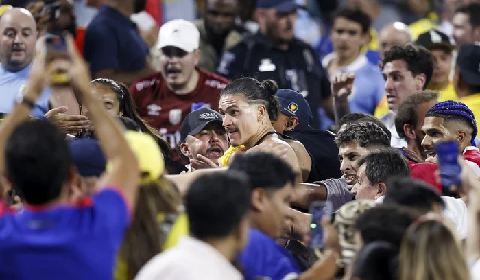 Jucătorii Uruguay-ului au cedat nervos, în semifinala de Copa América (FOTO: EPA)