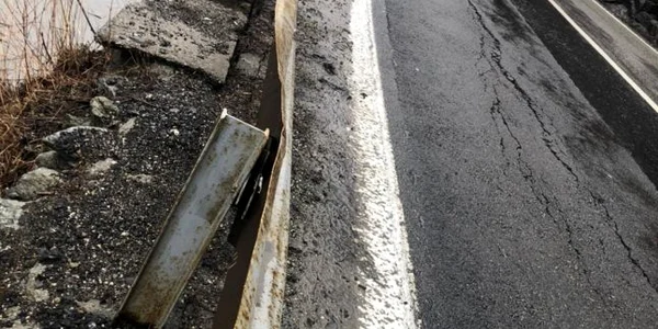 Surpare DN 7 E 81 pe Valea Oltului în Vâlcea Foto Adevărul