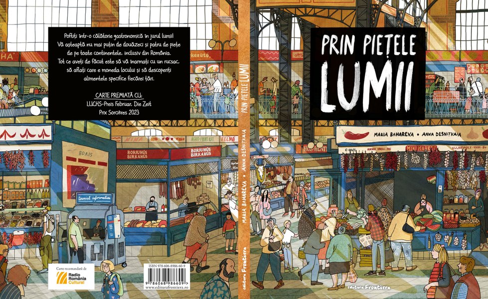 Ghidul ilustrat „Prin piețele lumii”, lansat la Bookfest 2023. România, prezentă cu Obor și Dacia