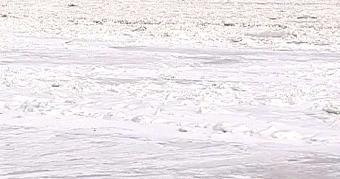 Dunărea este îngheţată