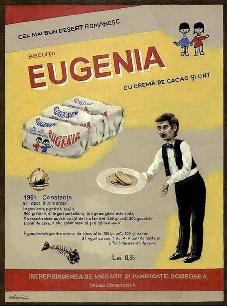 Brandul Eugenia, cel mai îndrăgit desert al copiilor de altădată. Produsul era făcut doar din ingrediente naturale
