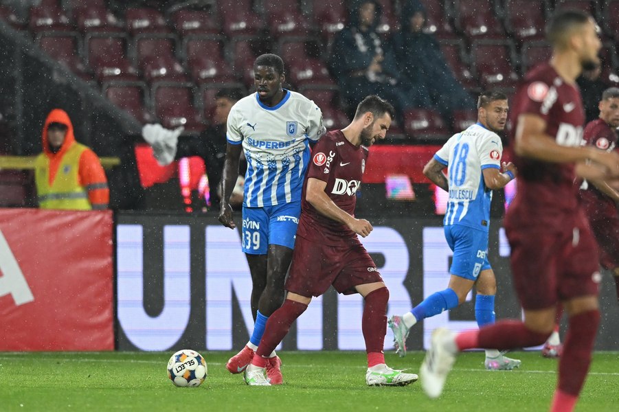 Universitatea Craiova s-a cocoțat în fruntea Superligii. Oltenii au tremurat în Gruia, deși au condus cu 3-0