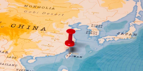 Hartă Taiwan China FOTO Shutterstock