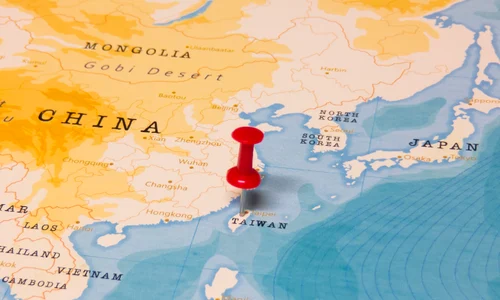 Hartă Taiwan China FOTO Shutterstock