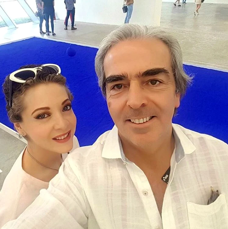 Edith Gonzalez și soțul ei