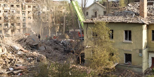 Război în Ucraina - atac în Kiev FOTO Profimedia 