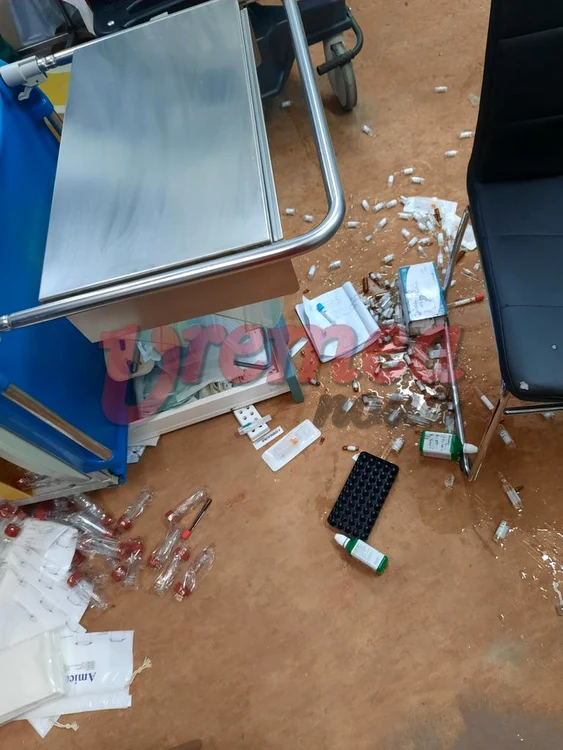 Unitatea de primiri urgențe, devastată Vaslui FOTO Vremea Nouă