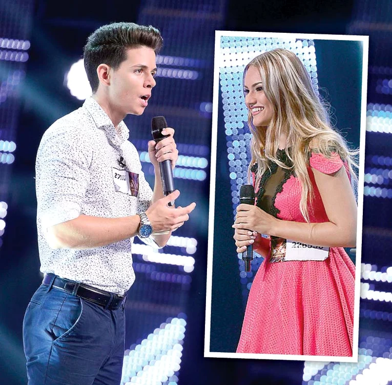Mihai Nechifor şi  Alexandra Tănăsoiu au  trecut vineri de prima  etapă, la “X-Factor”
