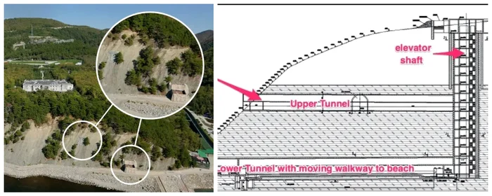 Imaginile cu buncărul lui Putin / foto: Metro Style