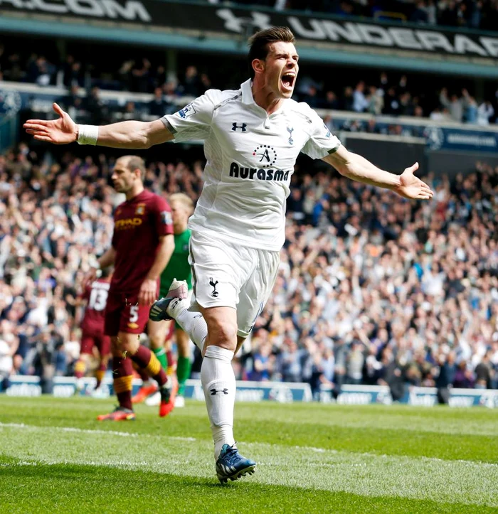 Această fotografie de pe vremea când Bale evolua la Tottenham demonstrează clar schimbarea fizică radicală