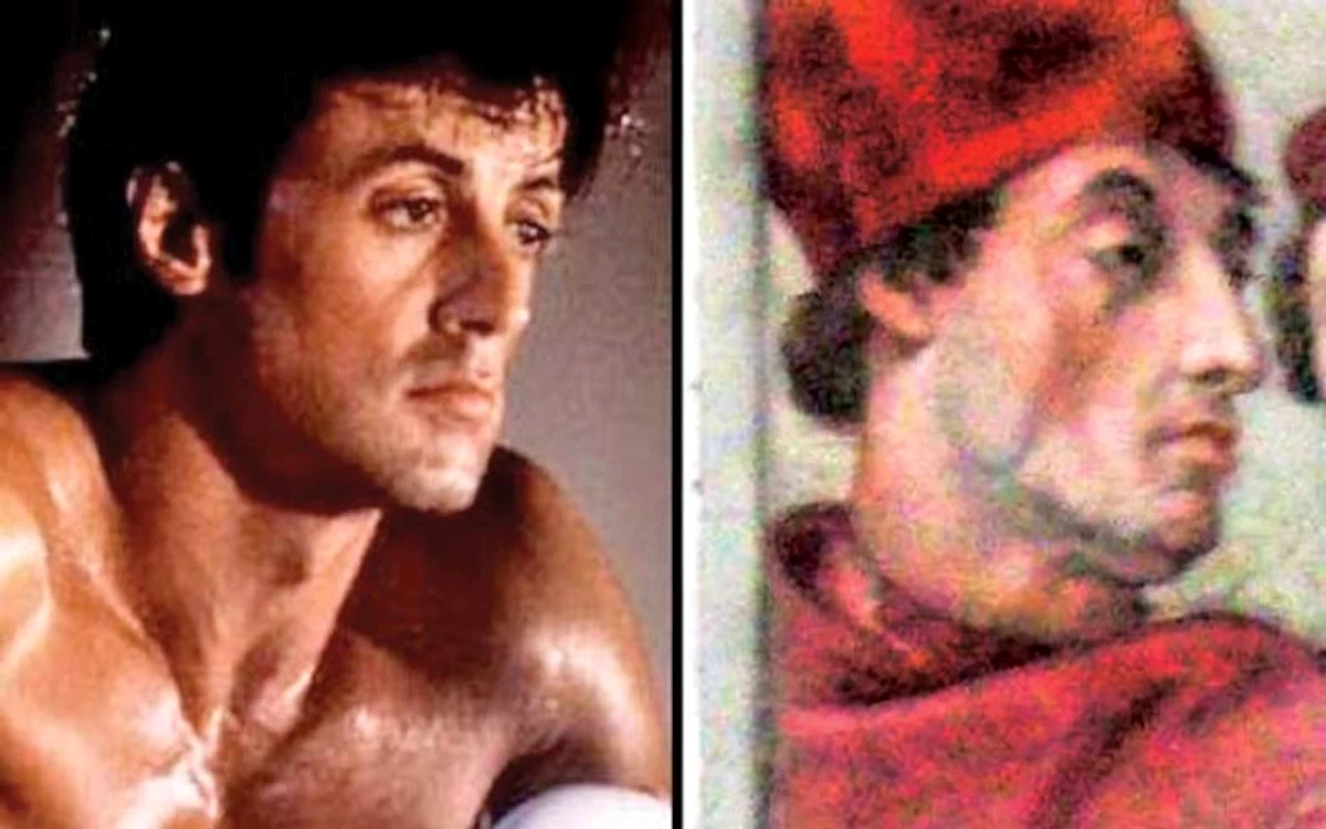 
    Sylvester Stallone şi Papa  Grigore al IX -lea seamănă  ca două picături de apă  