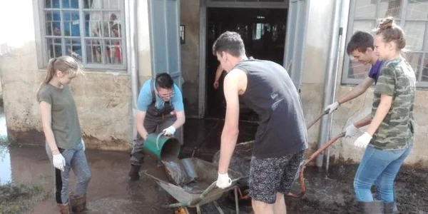 Efectele inundaţiilor din 24 iunie 2019 la Corod judeţul Galaţi FOTO Bogdan Muscă
