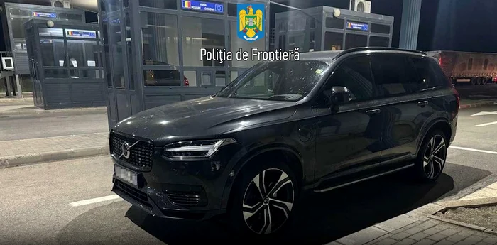 Mașinile de lux furate au fost indisponibilizate de polițiști Foto: Poliția de Frontieră