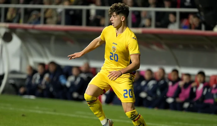 Ioan Vermeșan a adus victoria pentru România U21 (FOTO: Sportpictures)